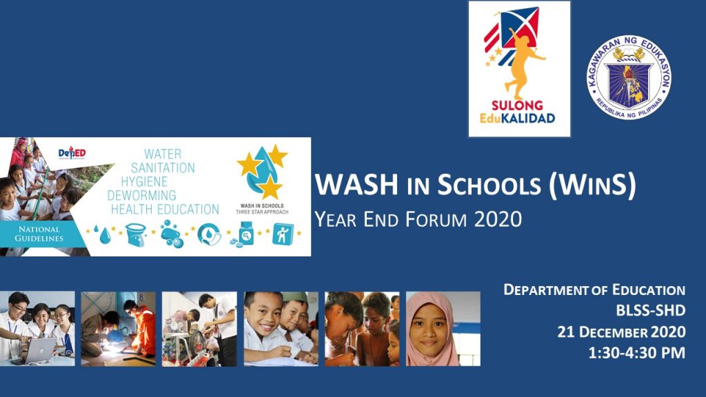 National WASH in Schools Year End Forum 2020: Celebrating Milestones ...